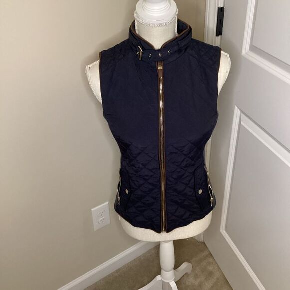 ladies Zara Quilted‎ Vest small black - Picture 1 of 5